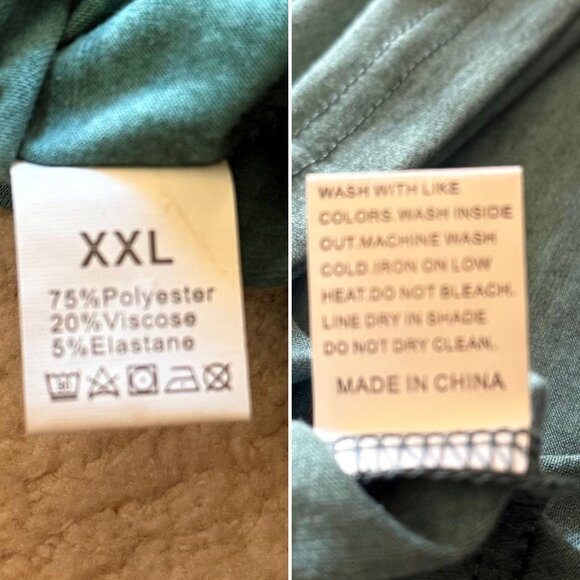 Teal Music Treble Clef Graphic Tee Size XXL Soft Casual Top Singer Shirt - Picture 5 of 6